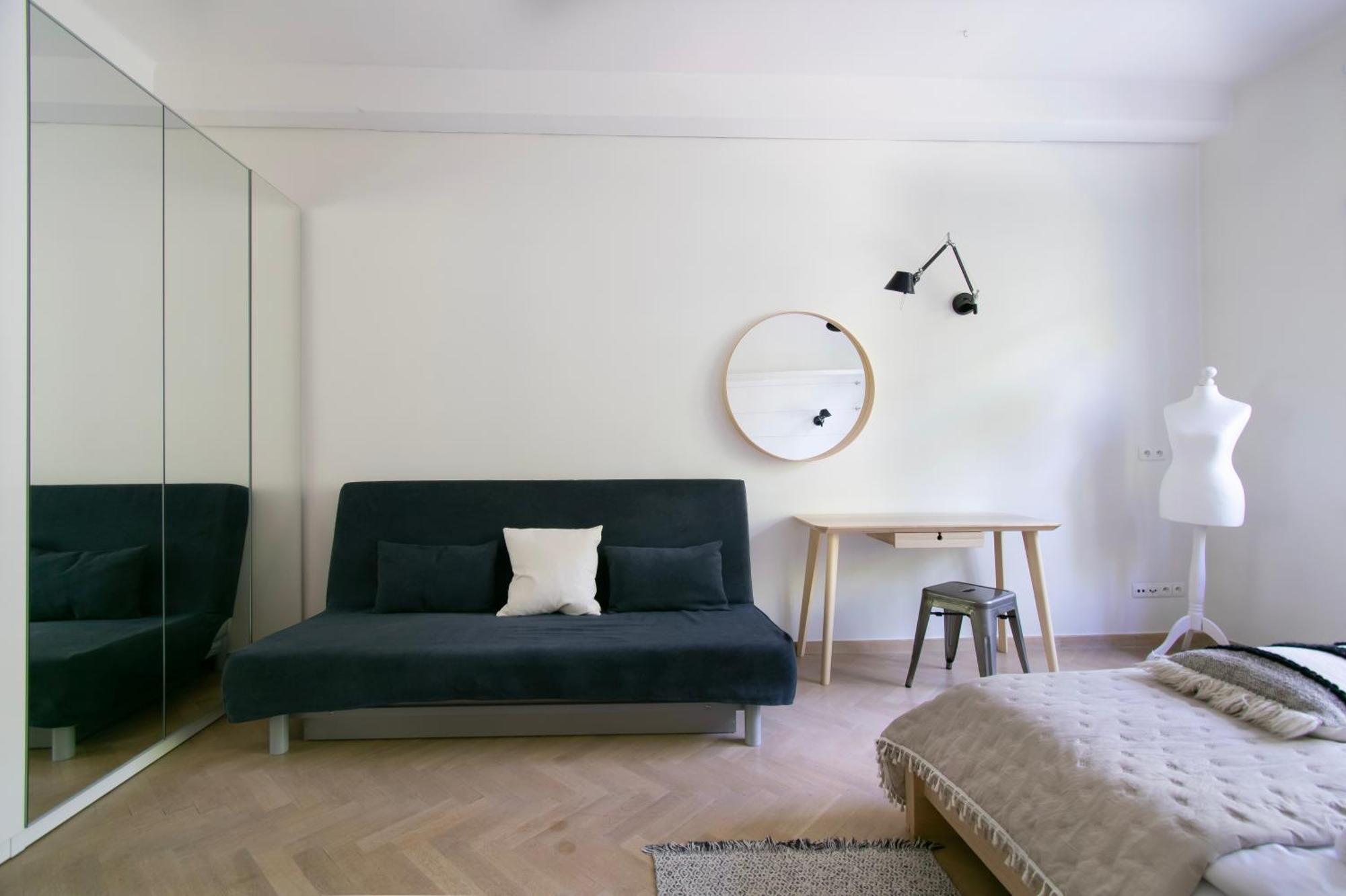 Spacious 3Br Apartment With Ac In Living Room, 2 Balconies Krasków Exterior foto