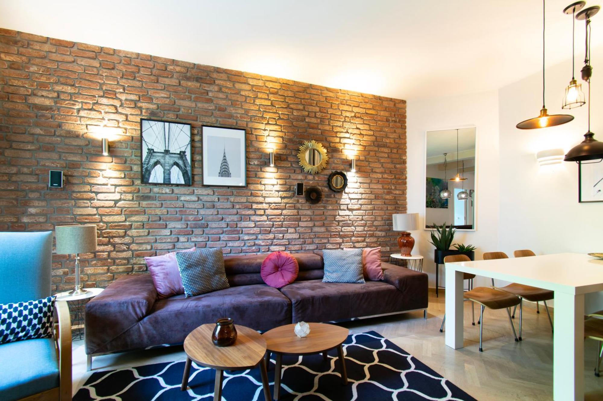 Spacious 3Br Apartment With Ac In Living Room, 2 Balconies Krasków Exterior foto