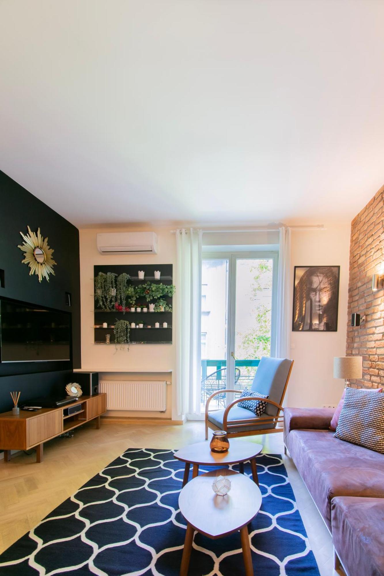 Spacious 3Br Apartment With Ac In Living Room, 2 Balconies Krasków Exterior foto